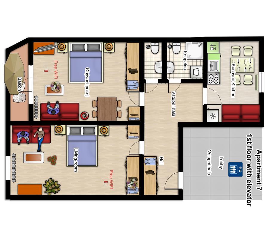 Holiday Apartments Карловы Вары Экстерьер фото